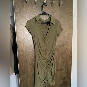 Forever 21 Olive Green Dress Bodycon